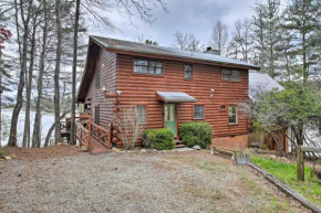 Lakefront Blairsville Cabin with Deck and Dock!